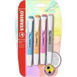 Surligneurs - stabilo swing cool pastel - couleurs - lot de 4 surligneurs