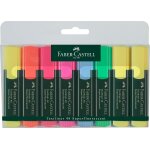 Surligneur textliner 48 promo, 1 - 5 mm, etui de 8, contenu : 3x jaune, 1x vert, orange, rose, bleu, ...