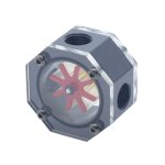 Syst�me de refroidissement d'eau a filetage femelle g1 / 4, indicateur de d�bitm�tre, pour pc