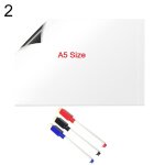 Tableau blanc magn�tique a5 avec lingette s�che pour r�frig�rateur, pour avis a la maison, tableau des ...