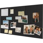 Tableau en feutre design avec film autocollant - 30 x 30 cm - multicolore - tableau d'affichage photo ...