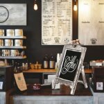 Tableau noir de bureau en bois pour messages m�mo, tableau noir a echafaudages, chevalet pour restaurant ...