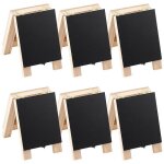 Tableau noir avec cadre en bois, panneaux de message, double face, pour les num�ros de table, les d�cors ...