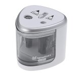 Taille - crayon electrique a deux trous pour crayons de 6 a 12 mm, s�curit� d'arr�t automatique, portable, ...