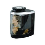 Taille crayon electrique plastique, noir transparent