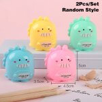Taille - crayon en forme d'animal de dessin anim�, 2 pi�ces, mignon dinosaure, cadeau pour enfants, etudiants, ...