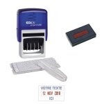 Tampon dateur colop printer s 260 a composer soi m�me 45 x 24 mm