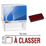 Tampon encreur a classer colop printer 40 59x23mm rouge