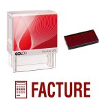 Tampon encreur facture colop printer 20 38x14mm rouge