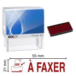 Tampon encreur a faxer colop printer 40 59x23mm rouge