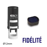 Tampon encreur fid�lit� colop printer r12 12mm bleu