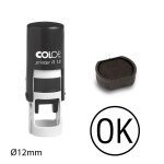 Tampon encreur ok colop printer r12 12mm noir