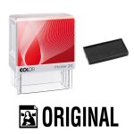 Tampon encreur original colop printer 20 38x14mm noir