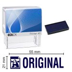 Tampon encreur original colop printer 40 59x23mm bleu