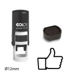 Tampon encreur pouce like colop printer r12 12mm noir