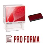 Tampon encreur pro forma colop printer 20 38x14mm rouge