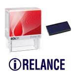 Tampon encreur relance colop printer 20 38x14mm bleu