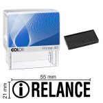 Tampon encreur relance colop printer 40 59x23mm noir