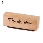 Tampon a lettres en bois naturel, 9 modles, fait a la main, en caoutchouc naturel, mots de bndiction, ...