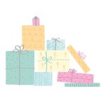 Tampons transparents cadeaux 23 pcs Tampons transparents cadeaux 23 pcs