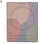 Tapis de gestion du temps magn�tique r�sistant aux d�chirures, couleur vive, utile, feuille de planificateur ...
