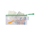 Tarifold pochette a zip zipper, format ch�quier, pvc, vert
