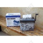 Td� d�chiqueteuse destructeur broyeur papier documents / bureau / machine coupe papier en miettes /