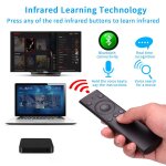 Télécommande vocale sans fil, bluetooth, ia, commande vocale, ecureuil volant, boîte de télévision, décodeur, ... Télécommande vocale sans fil, bluetooth, ia, commande vocale, ecureuil volant, boîte de télévision, décodeur, ...