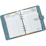 Teppc - agenda 2026 semainier a5 rechargeable, vertical 7h - 20h, 1 semaine sur 2 pages organiseur avec ... Teppc - agenda 2026 semainier a5 rechargeable, vertical 7h - 20h, 1 semaine sur 2 pages organiseur avec ...