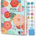 Teppc - agenda 2026 semainier spirale, jan - d¿¿c 2026 (12 mois) a5 agenda scolaire avec boucle de stylo, ... Teppc - agenda 2026 semainier spirale, jan - d¿¿c 2026 (12 mois) a5 agenda scolaire avec boucle de stylo, ...