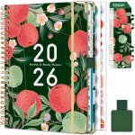 Teppc - agenda semainier 2026 spirale - a5 planner (janvier - dcembre 2026) - agenda scolaire avec boucle ...