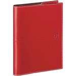 Teppc - agenda voyage civil semainier spiral 10x15cm anne 2026 rouge
