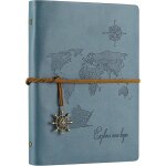Teppc - carnet de notes a5 en cuir 200 pages carnet de voyage carnet a anneaux rechargeable pour le bureau ... Teppc - carnet de notes a5 en cuir 200 pages carnet de voyage carnet a anneaux rechargeable pour le bureau ...