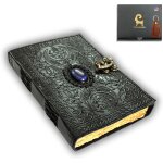 Teppc - journal en cuir lapis 3 moon pour hommes et femmes, grimoire livre noir des ombres avec vieux ... Teppc - journal en cuir lapis 3 moon pour hommes et femmes, grimoire livre noir des ombres avec vieux ...