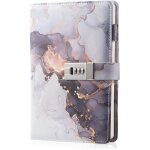 Teppc - journal marbré avec serrure pour filles et femmes, journal a5 verrouillé en cuir pour adolescentes, ... Teppc - journal marbré avec serrure pour filles et femmes, journal a5 verrouillé en cuir pour adolescentes, ...