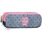 Teppc - noni trousses en denim, sacs a bandoulire, bleu et rose, idales pour ranger et transporter ...
