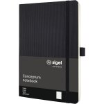 Teppc - sigel co321 carnet de notes premium lign, a5, couverture souple idal comme journal intime, ...