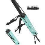 Teppc - vak4 / vak5 couteau de poche multifonction edc avec 11 embouts de tournevis, verrouillage de ...