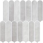 Teppd - 10 pièces credence adhesive pour cuisine, mat dégradé de gris, carrelage adhesif mural, 30 x ... Teppd - 10 pièces credence adhesive pour cuisine, mat dégradé de gris, carrelage adhesif mural, 30 x ...