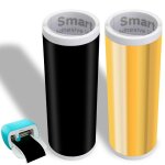 Teppd - lot de 2 rouleaux de film vinyle intelligent permanent pour cricut joy - 14 x 200 cm - pour traceur ... Teppd - lot de 2 rouleaux de film vinyle intelligent permanent pour cricut joy - 14 x 200 cm - pour traceur ...