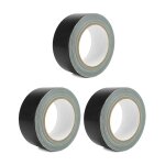Teppd - ® 3 rouleaux de scotch tissu noir, 30 m x 48 mm, ruban adhésif toilé, ruban de réparation, adhésif ... Teppd - ® 3 rouleaux de scotch tissu noir, 30 m x 48 mm, ruban adhésif toilé, ruban de réparation, adhésif ...