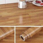 Teppd - 40cmx5m papier adhesif pour meuble bois clair lavable papier adhesif pour meuble cuisine bois ...