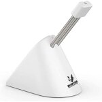 Teppd - bungee pour souris de gaming (blanc, premium 360g), support de cordon de souris et gestionnaire ...