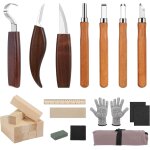 Teppd - ciseaux a bois, ciseaux a bois kit 24 in 1, outils de sculpture bois avec 7 couteau sculpture ... Teppd - ciseaux a bois, ciseaux a bois kit 24 in 1, outils de sculpture bois avec 7 couteau sculpture ...