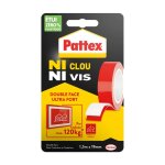 Teppd - ni clou ni vis ruban adhésif double face ultra fort (rouleau de 1, 5 m x 19 mm) ¿ adhésif de ... Teppd - ni clou ni vis ruban adhésif double face ultra fort (rouleau de 1, 5 m x 19 mm) ¿ adhésif de ...