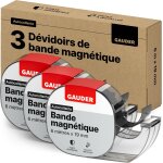 Teppd - dévidoire de bande magnétique adhésive 3x distributeur de bandes magnétiques autocollantes ruban ... Teppd - dévidoire de bande magnétique adhésive 3x distributeur de bandes magnétiques autocollantes ruban ...
