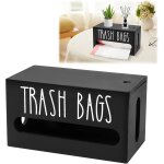 Teppd - distributeur de sac poubelle de bois, conteneur de sac poubelle pin, elégant et pratique pour ... Teppd - distributeur de sac poubelle de bois, conteneur de sac poubelle pin, elégant et pratique pour ...