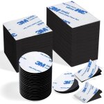 Teppd - double face extra fort, adhesif puissant double face ruban mousse, 60 pices scotch double face ...