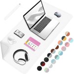Teppd - grand tapis de bureau en cuir synthtique, impermable, facile a nettoyer, tapis de protection ...