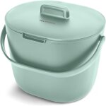 Teppd - poubelle bio de cuisine 3, 6 l - poubelle a compost pour déchets biologiques quotidiens - passe ... Teppd - poubelle bio de cuisine 3, 6 l - poubelle a compost pour déchets biologiques quotidiens - passe ...